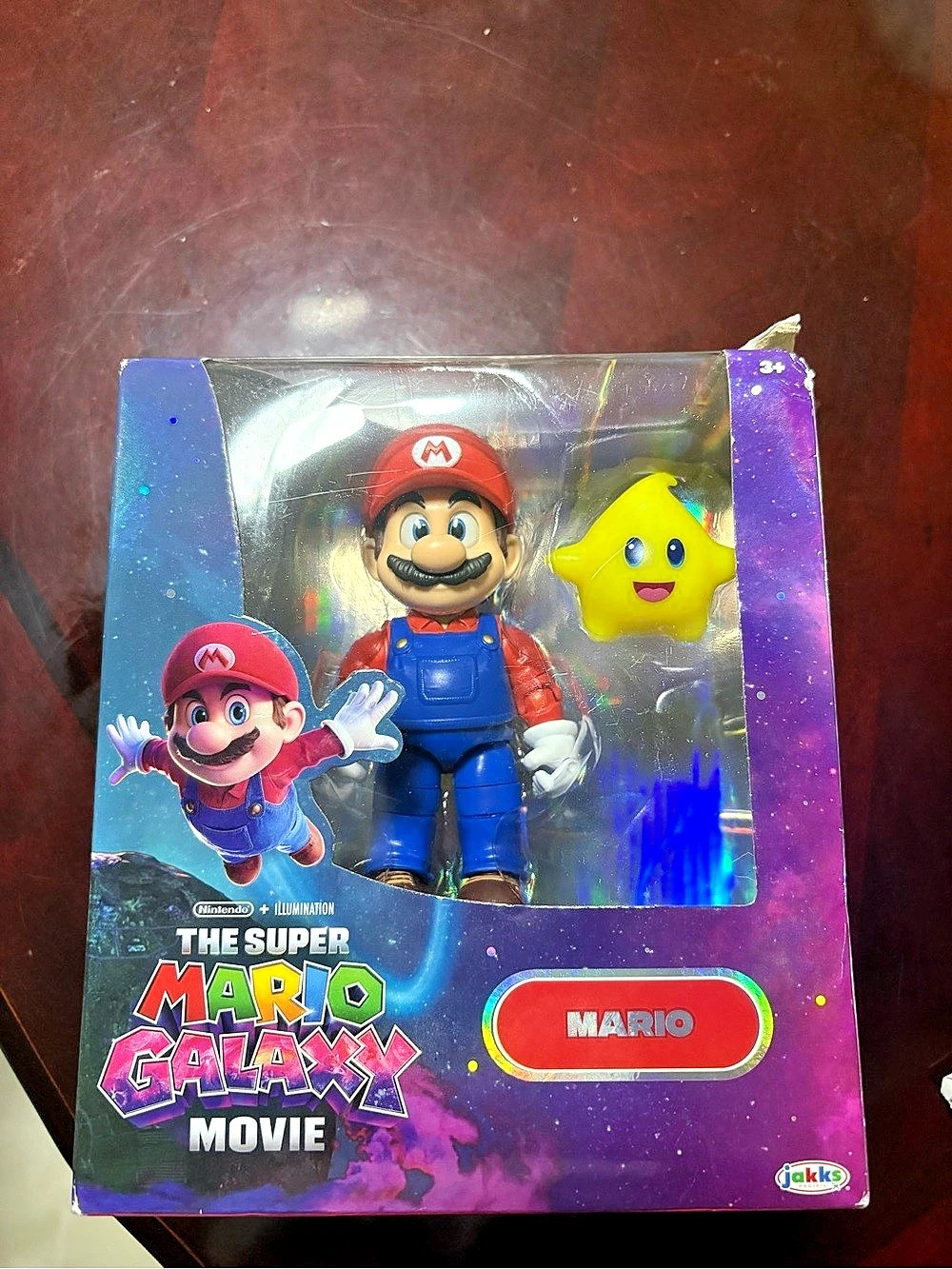 Jakks Pacific The Super Mario Galaxy Movie 5-Inch Mario Figure with Luma Star